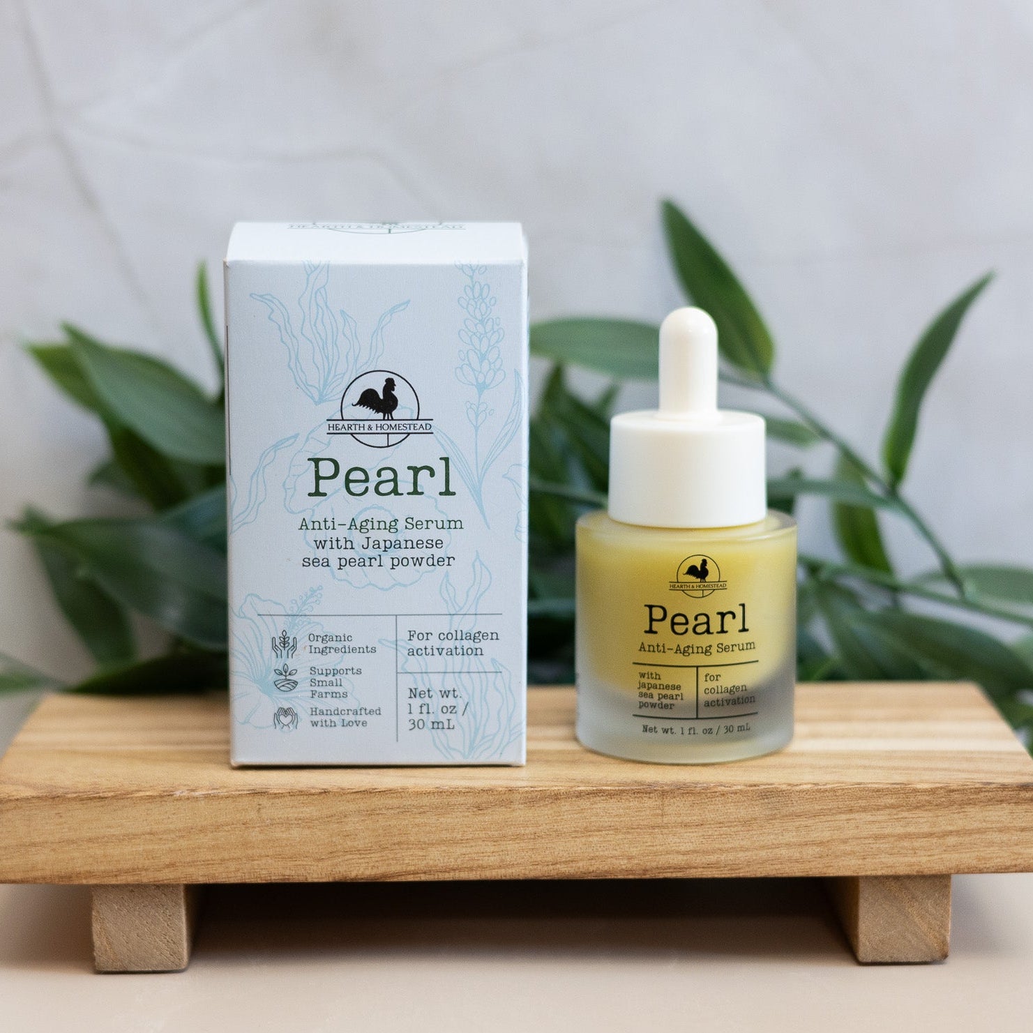 Pearl Anti-Aging Serum with Japanese Sea Pearl – Hearth & Homestead