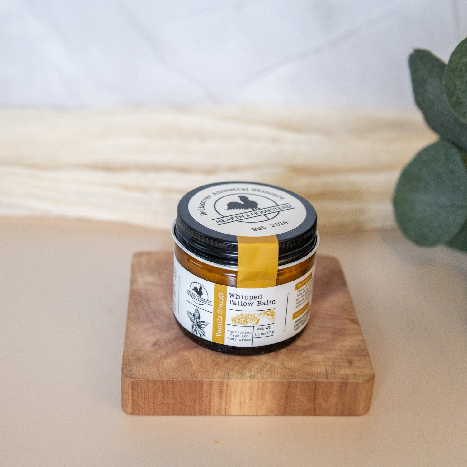 Whipped Tallow Balm: Vanilla-Orange image 1