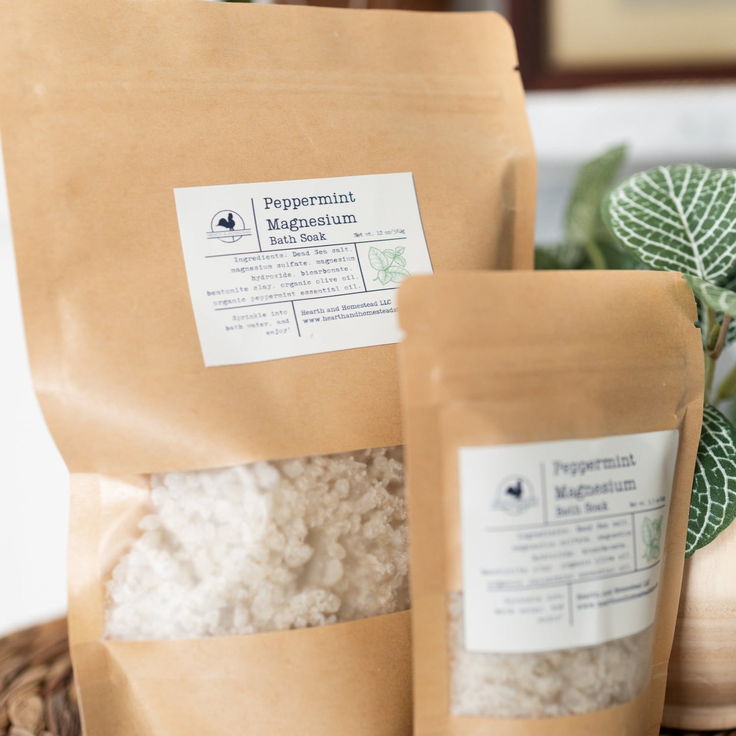 Peppermint Magnesium Bath Salts image 1
