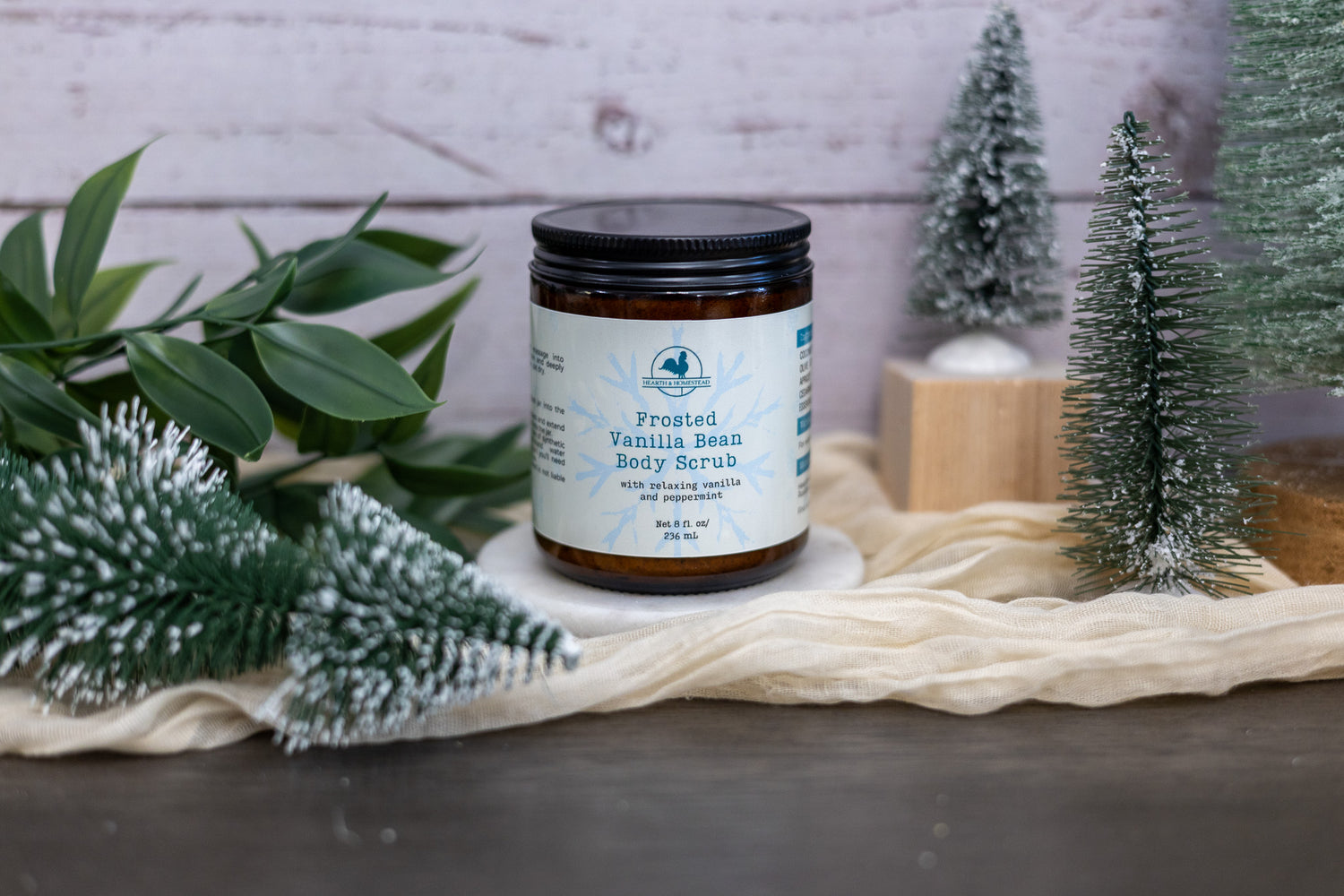 Frosted Vanilla Bean Tallow Body Scrub