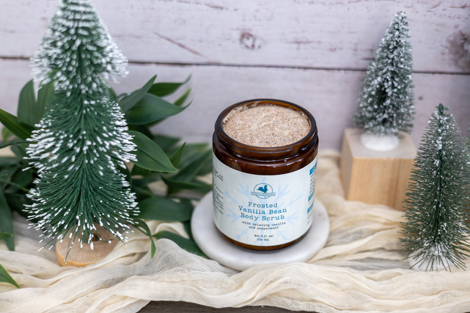 Frosted Vanilla Bean Tallow Body Scrub