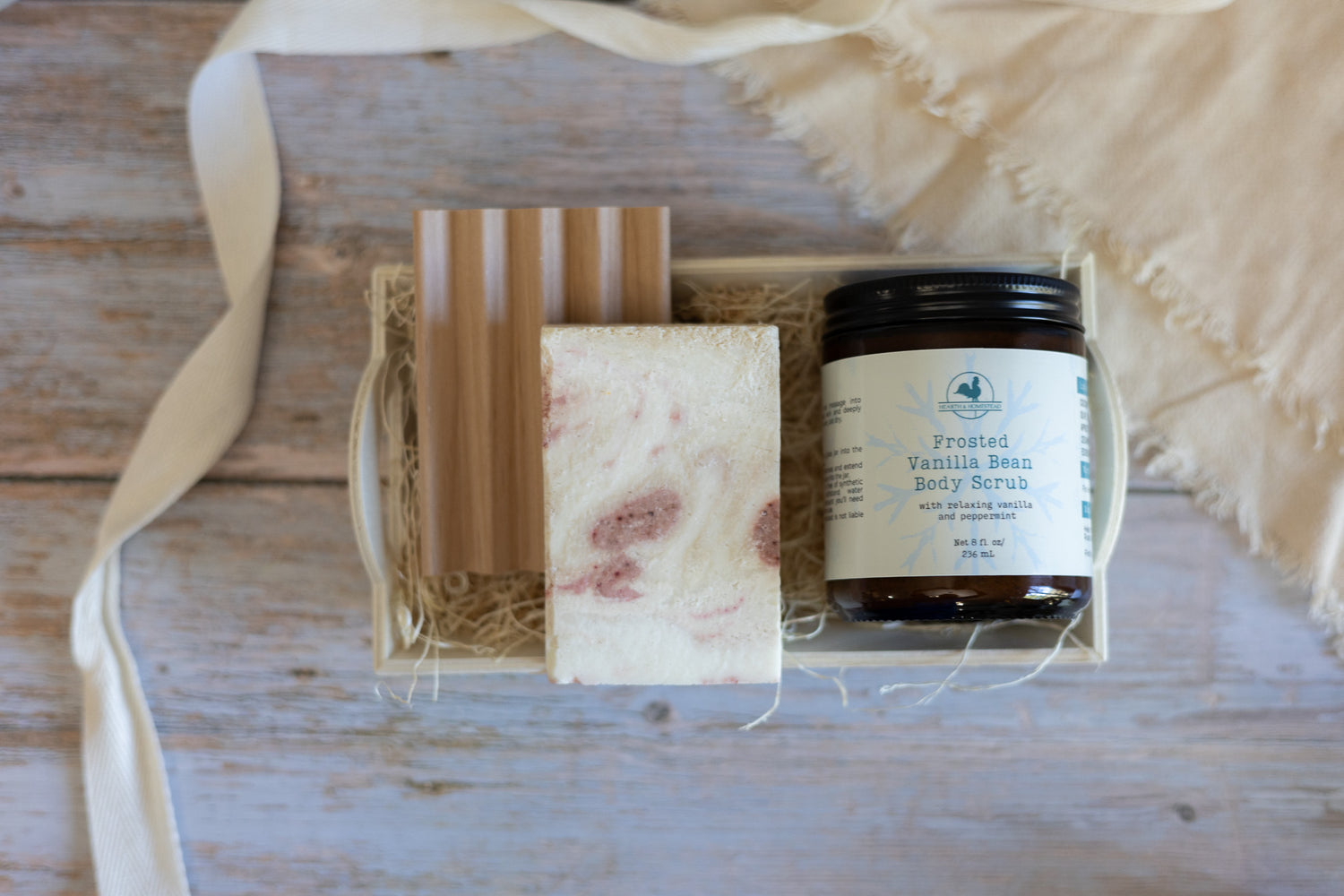 Frosted Vanilla Bean Scrub and Soap Set