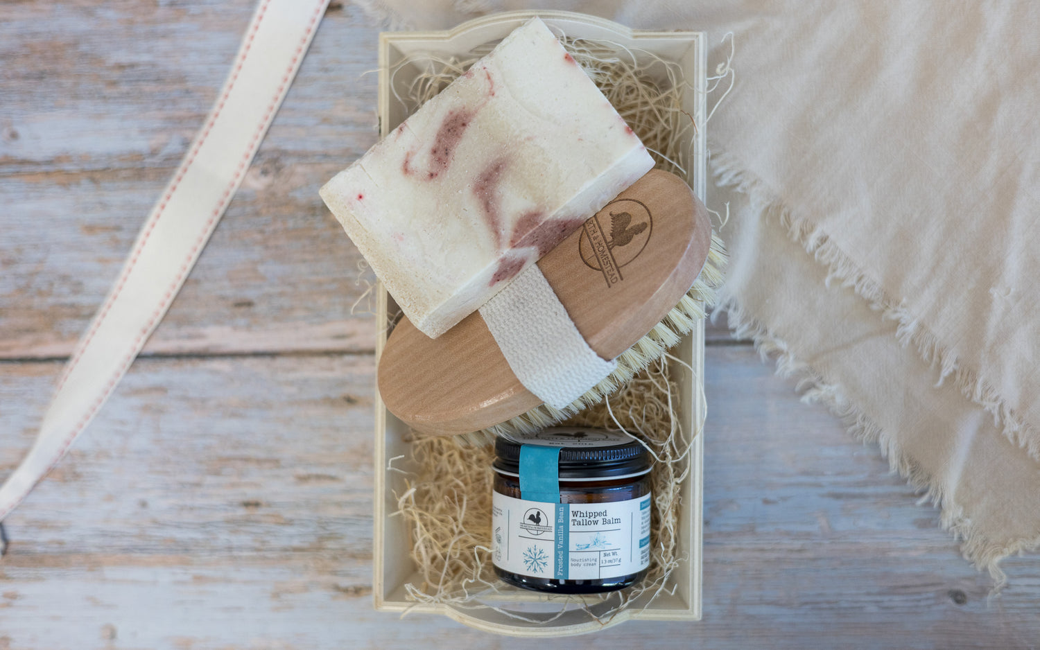 Frosted Vanilla Bean Tallow and Soap Gift Set