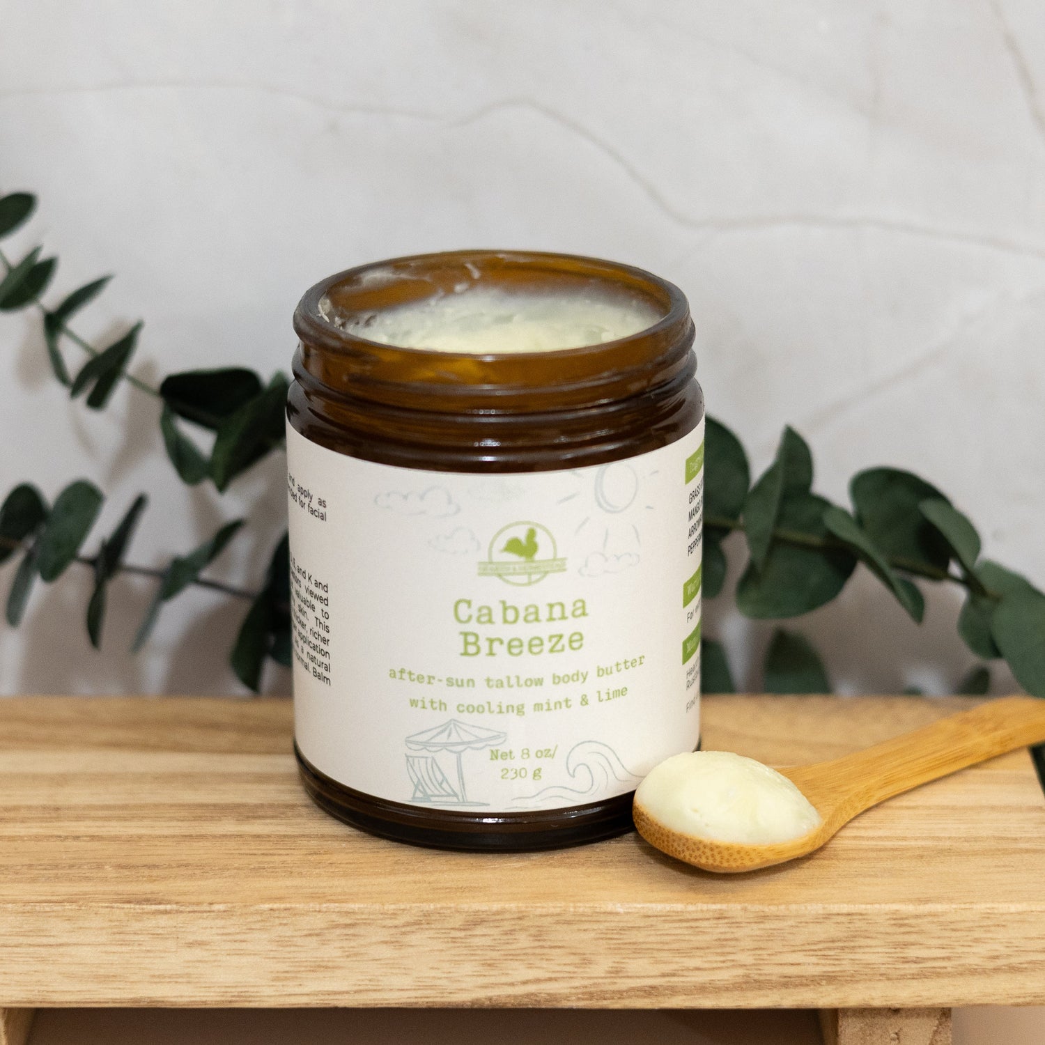 Baume fouetté au suif et à la menthe poivrée et au moka