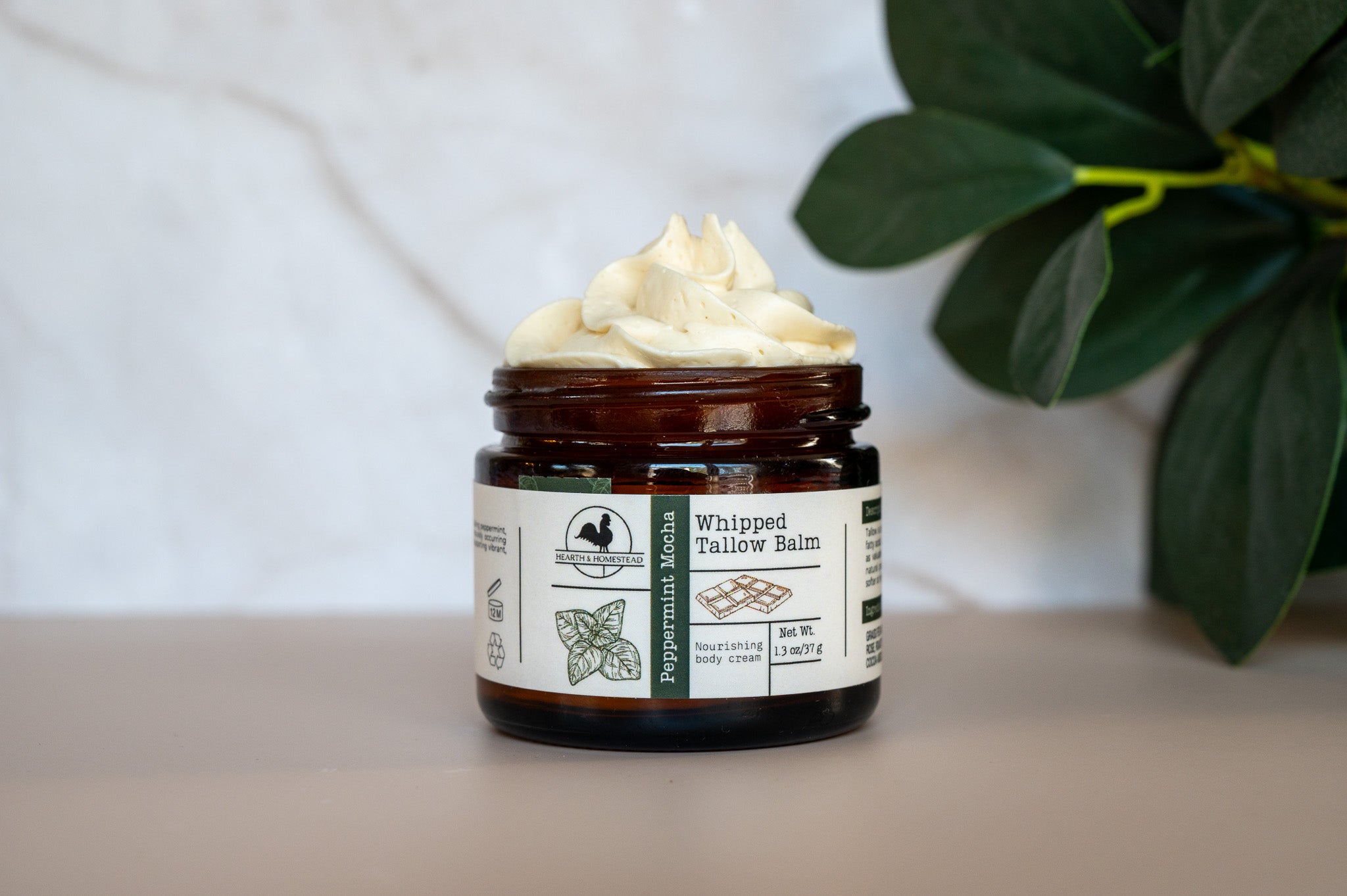 Peppermint Mocha Whipped Tallow Balm – Hearth & Homestead