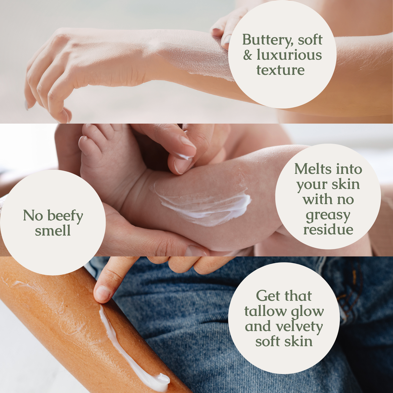 Lavender Peppermint Whipped Tallow Balm