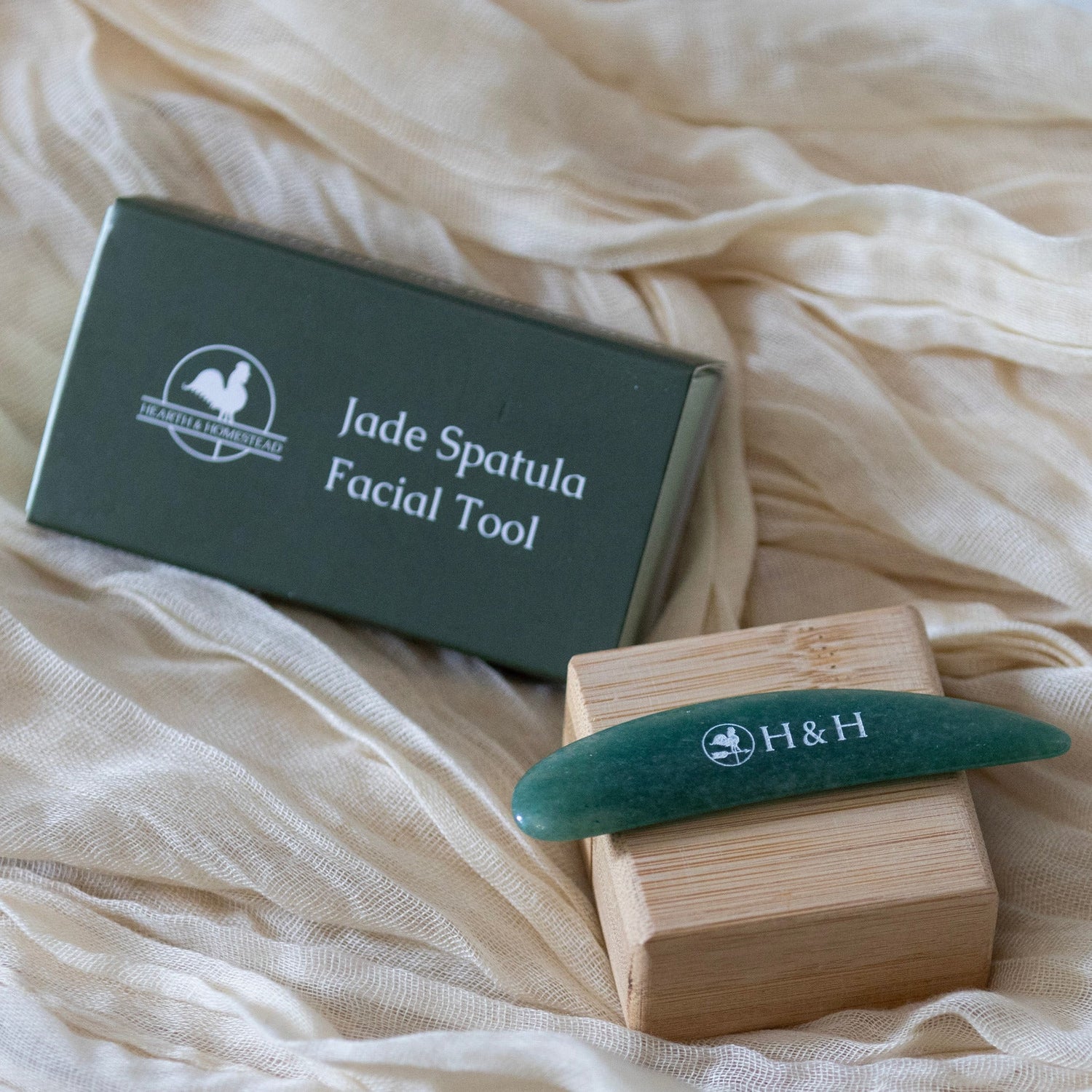 Jade Spatula Facial Tool image 0