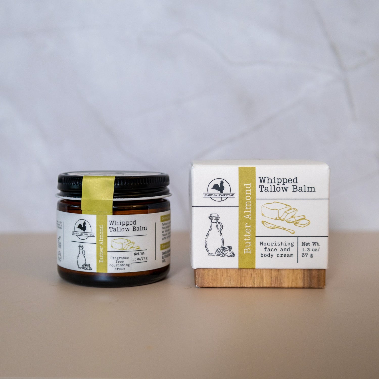 Butter Almond Whipped Tallow Balm image 0