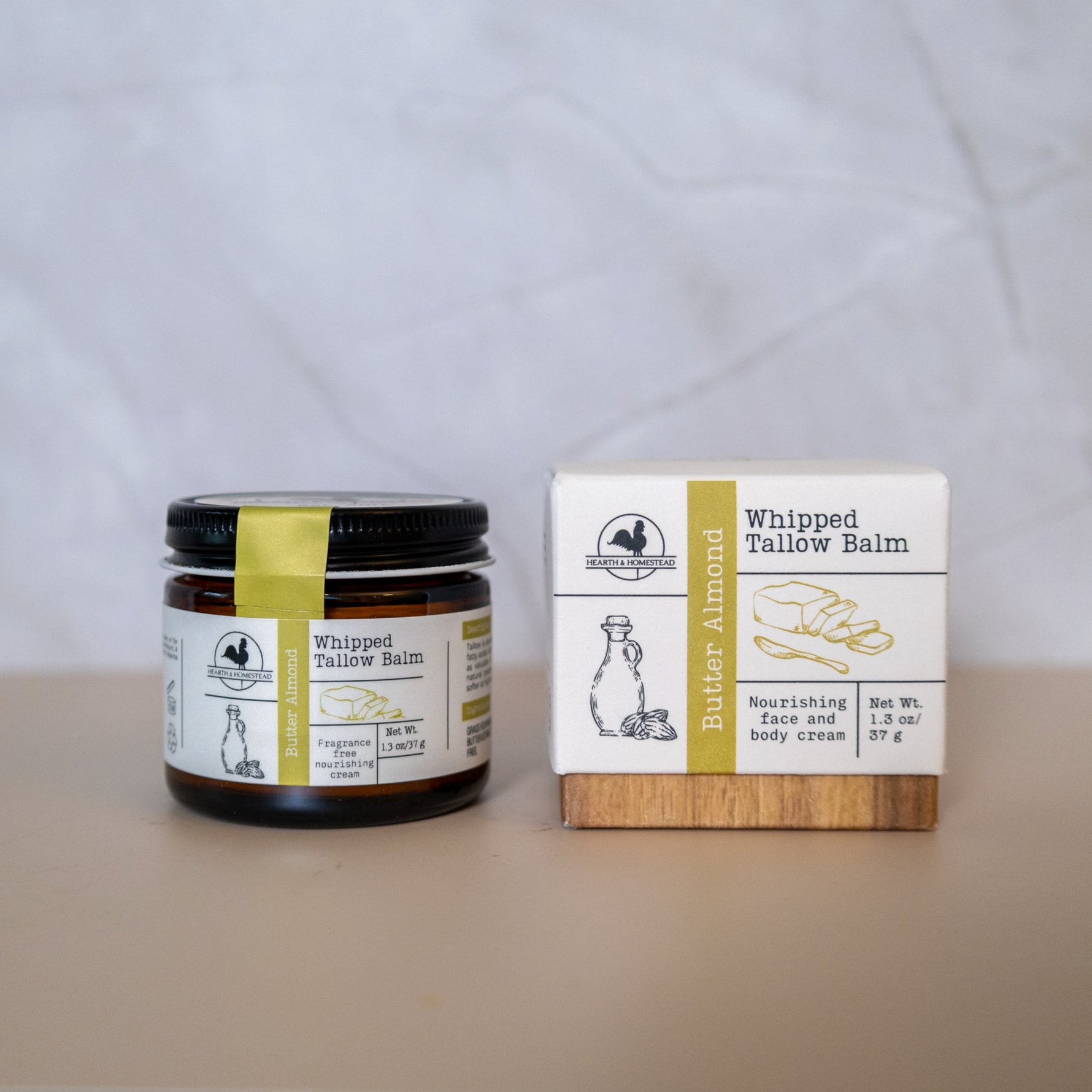 Butter Almond Whipped Tallow Balm image 0